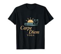 Carpe Diem Horloge Solaire motivante Yoga T-Shirt