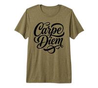 Carpe Diem Seize The Day Langue Latine T-Shirt Haut de Gamme