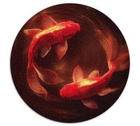 Carpe koï d'un Rouge éclatant Puzzles pour Adultes 1000pcs (67.5x67.5cm),Jeux De Défi