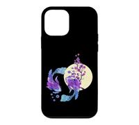 Carpe koï Japonaise Pleine Lune Yin Yang Cherry Blossom Coque pour iPhone 12 Mini
