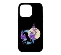 Carpe koï Japonaise Pleine Lune Yin Yang Cherry Blossom Coque pour iPhone 14 Pro Max