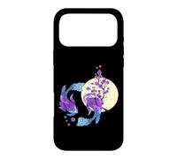Carpe koï Japonaise Pleine Lune Yin Yang Cherry Blossom Coque pour iPhone 17 Pro Max