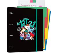 Carpeblock 4 anneaux Premium bt21 humeur de la rue