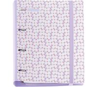 Carpeblock En Plastique Polyfoam, Reliure À Anneaux A4, Comprend Une Recharge De 100 Feuilles Carrées + 4 Intercalaires + 1 Enveloppe En Polypropylène, Avec Fermeture En Caoutchouc