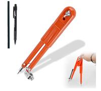 Carpenter - Crayon de précision - 25 cm - Pour le travail du bois - Boussole professionnelle - Outils de traçage de rayon réglable - Compas de traçage avec porte-stylo pour cercles de dessin