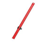 Carpenter Sliding Lurer Aluminium Scribing Stop 20/30/40 cm Mesure du travail du bois Outil d'écriture de précision