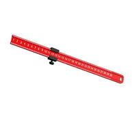 Carpenter Sliding Lurer Aluminium Scribing Stop 20/30/40 cm Mesure du travail du bois Outil d'écriture de précision