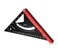 Carpenter Square, Woodworking Combination Framing Squares, 7.72x7.72 Inches Aluminum Alloy & Carpentry Triangle Ruler, Precision Layout Tool for Home Renovation House Improvement Construction Hobbies