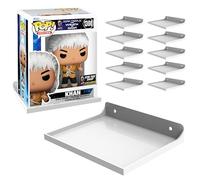 Carpenter Woods 5-Pack Funko Pop Shelves Wall Display Shelf for Collectibles, Funko Pop Display Stand Holder, Vinyl Toys Action Figure Display Case Funko Pop Stand Wall Mount Storage Organizer White