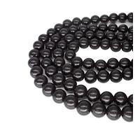 CarpenterC 200 Pièces 8mm Magnifique Perles Naturelles Polies Rondes en Bois de Palissandre en Vrac Pour la Fabrication de Bijoux DIY Bricolage à la Main Artisanat