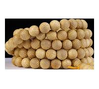 CarpenterC 500 Pièces 10mm Magnifique Perles Naturelles Polies Rondes en Bois de Palissandre en Vrac Pour la Fabrication de Bijoux DIY Bricolage à la Main Artisanat