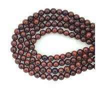 CarpenterC 500 Pièces 10mm Magnifique Perles Naturelles Polies Rondes en Bois de Palissandre en Vrac Pour la Fabrication de Bijoux DIY Bricolage à la Main Artisanat