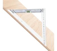 Carpenters Square | Équerre de mesure créatif portable en métal, rapporteur carré à angle droit, outil de mesure pour projets de travail du bois et meubles