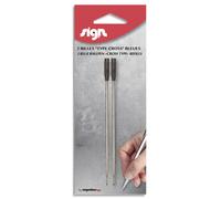 CARPENTRAS SIGN SIGN Blister de 2 recharges billes compatible CROSS pointe moyenne. Coloris noir