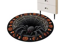Carpet Crystal Velvet 3D Visual Design Floor Pad Anti-slip Face Door Mat