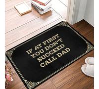 Carpet If At First You Don't Succeed Call Dad, avec porte de chambre lavable