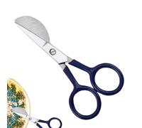 Carpet Shears - Carpet Duck Trimming Model Tiny Vintage | Ergonomically Curved Offset Handle Carpets Shears For Tufted Carpets | 4.72 Inch Stainless Steel Duckbill Applique Blade Scissors