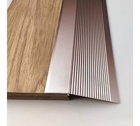 Carpet/Tile Threshold Reducer for Vinyl Flooring,10cm Extra Wide Floor Transition Strip Aluminum, Home Walkers Entry Ramp(Gold 2,Length 1.2m/47 in)