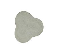 CarpetFine Tapis Jute Alia Ronde Couleur Crème 60x60 cm tissé à la Main en Jute | Tapis Naturel Moderne Uni en Tapis tissé Plat de Style Boho pour Le Salon et la Chambre à Coucher