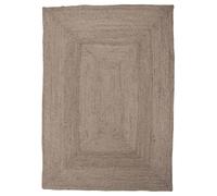 CarpetFine Tapis Jute Nele Rectangulaire Couleur Naturelle Taupe 160x230 cm tissé à la Main en Jute | Tapis Naturel Moderne Uni en Tapis tissé Plat de Style Boho pour Le Salon et la Chambre à Coucher
