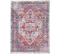 CarpetFine Tapis Phoenix Bleu 140x200 cm | Tapis Moderne pour Le Salon et la Chambre à Coucher