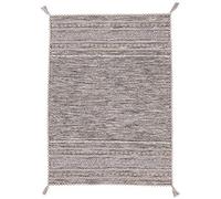 CarpetFine Tapis tissé à Plat Kilim Azizi Beige 80x150 cm | Tapis Moderne pour Le Salon et la Chambre à Coucher