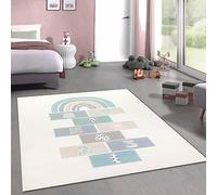 CARPETIA Tapis de Chambre d'enfant Facile à Entretenir Boîte à Sauter Douce en crème 160x230 cm