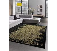 Carpetia Tapis de salon design ornements Noir doré, noir/or, 120 x 170 cm