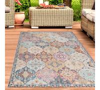 CARPETIA Tapis d'extérieur Oriental Tapis Salon Ornements Tapis coloré Größe 200 x 290 cm