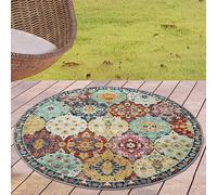 CARPETIA Tapis d'Orient intérieur & extérieur | Facile d'entretien | Ornements colorés, 120 x 170 cm