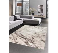 CARPETIA Tapis Salon marbre Tapis Beige crème Größe 200 x 290 cm