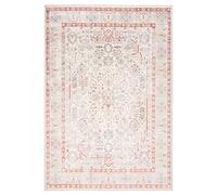Carpeto Grand Tapis Salon 200x300cm Crème Orange Classique Oriental Doux