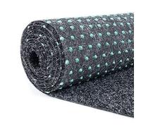 Carpeto Rugs Gazon Synthétique Exterieur - Faux Gazon Artificiel pour Balcon, Terasse et Jardin - Tapis Gazon au mètre - Fausse Herbe Balcon - Tapis Herbe Artificielle - Gris - 200 x 725 cm
