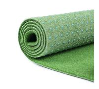 Carpeto Rugs Gazon Synthétique Exterieur - Faux Gazon Artificiel pour Balcon, Terasse et Jardin - Tapis Gazon au mètre - Fausse Herbe Balcon - Tapis Herbe Artificielle - Vert Clair - 400 x 150 cm