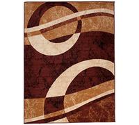 Carpeto Rugs Tapis Salon Marron 200 x 300 cm Moderne Rayé/Monaco Collection
