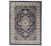 Carpeto Rugs Tapis Salon Noir 140 x 200 cm Oriental/Ayla Collection