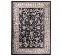 Carpeto Rugs Tapis Salon Noir 160 x 220 cm Oriental/Ayla Collection