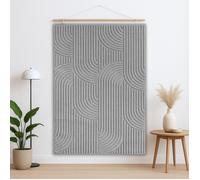 Carpetsale24 Tapis 160x230 cm Gris Design Bohème Bouclé Style Scandinave Moderne pour Salon Coin Canapé Salle à Manger Chambre