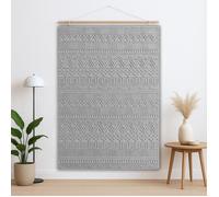 Carpetsale24 Tapis 160x230 cm Gris Design Vintage Bouclé Style Scandinave Moderne pour Salon Coin Canapé Salle à Manger Chambre