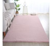 Carpetsale24 Tapis à Poils Longs, Couleur Rose, Unicolor - Monochrome, 112146, Tapis Rectangle, Tapis Salon-Salle à Manger ou Chambre, 200 x 290 cm