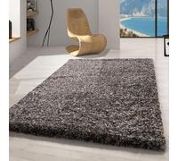 Carpetsale24 Tapis à Poils Longs, Couleur Taupe, Motif mélangé, 111198, Tapis Rectangle, Tapis Salon-Salle à Manger ou Chambre, 240 x 340 cm