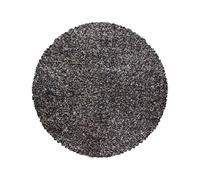 Carpetsale24 Tapis à Poils Longs, Couleur Taupe, Motif mélangé, 111203, Tapis Ronde, Tapis Salon-Salle à Manger ou Chambre, 200 cm Rond