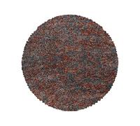 Carpetsale24 Tapis à Poils Longs, Couleur Terre Cuite, Motif mélangé, 111209, Tapis Ronde, Tapis Salon-Salle à Manger ou Chambre, 200 cm Rond