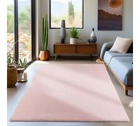 Carpetsale24 Tapis à Poils Ras, Couleur Rose, Unicolor - Monochrome, 112301, Tapis Rectangle, Tapis Salon-Salle à Manger ou Chambre, 160 x 230 cm
