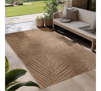 Carpetsale24 Tapis d intérieur et d extérieur Robuste, résistant aux intempéries et Facile à Entretenir, au Look Naturel en Jute, idéal pour Salon, Cuisine, terrasse, Jardin et Balcon, 240x340 cm