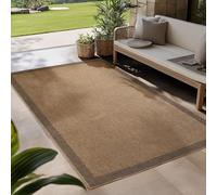 Carpetsale24 Tapis d intérieur et d extérieur Robuste, résistant aux intempéries et Facile à Entretenir, au Look Naturel en Jute, idéal pour Salon, Cuisine, terrasse, Jardin et Balcon, 140x200 cm