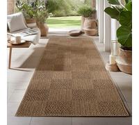 Carpetsale24 Tapis d intérieur et d extérieur Robuste, résistant aux intempéries et Facile à Entretenir, au Look Naturel en Jute, idéal pour Salon, Cuisine, terrasse, Jardin et Balcon, 80x250 cm