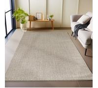 Carpetsale24 Tapis de Salon en Brun 280x370 cm tapis à boucles mélangées uni moderne tapis décoratif facile d'entretien doux