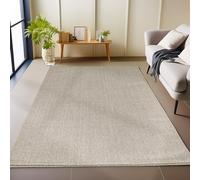 Carpetsale24 Tapis de Salon Robuste à Boucles Mélangées Uni Avec Structure Moderne - Décoratif Cut-Loop, 160 x 230 cm, Brun