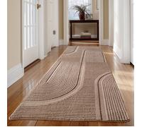 Carpetsale24 Tapis design 80x150 beige, style scandinave boho, lavable, petit format, idéal pièce étroite ou chambre